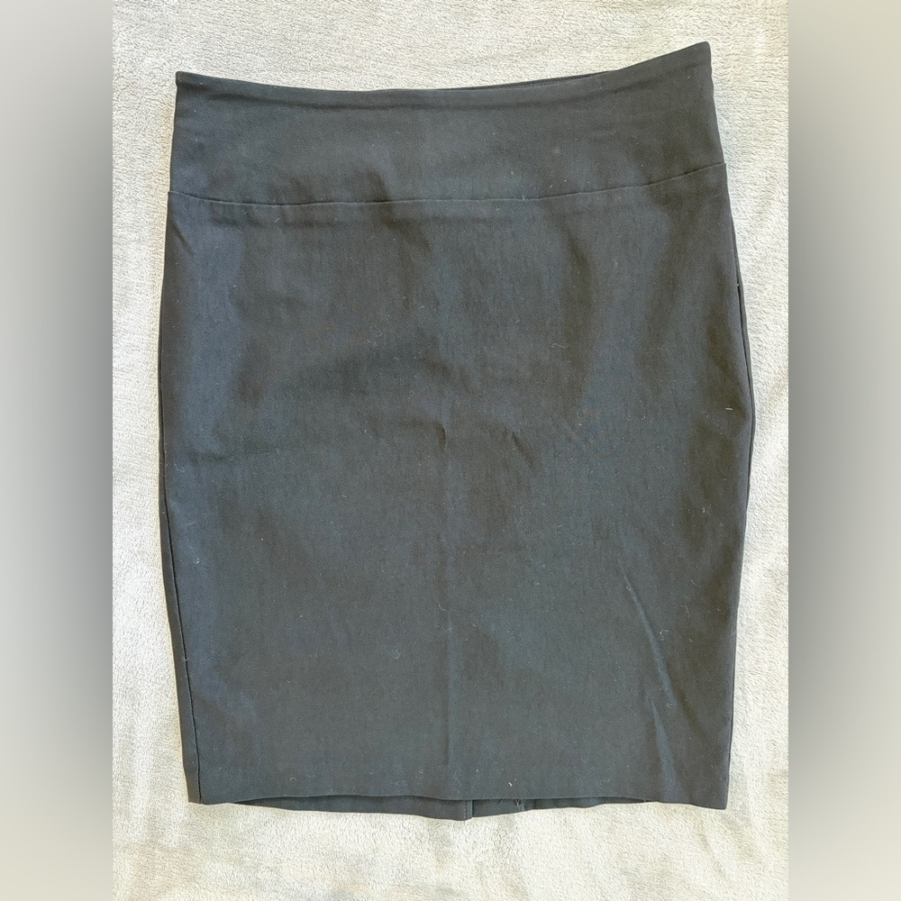 by & by Pencil Skirt Black